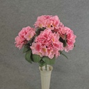 18" HYDRANGEA BUSH X5 PINK