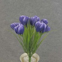 10.5" CROCUS BUSH X12 PURPLE