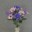 PEONY/LILY/COSMOS/DELPH BUSHx18 23" PURPLE/LAVENDER
