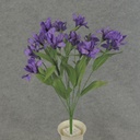 IRIS BUSH X9 18" SATIN  PURPLE