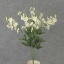 24" BLOSSOM BUSH X9 CREAM