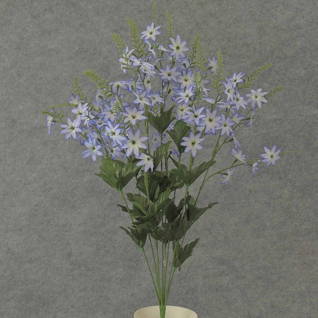 24" BLOSSOM BUSH X9 PURPLE/WHITE