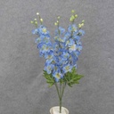 23" DELPHINIUM BUSH X5 W/BUDS BLUE