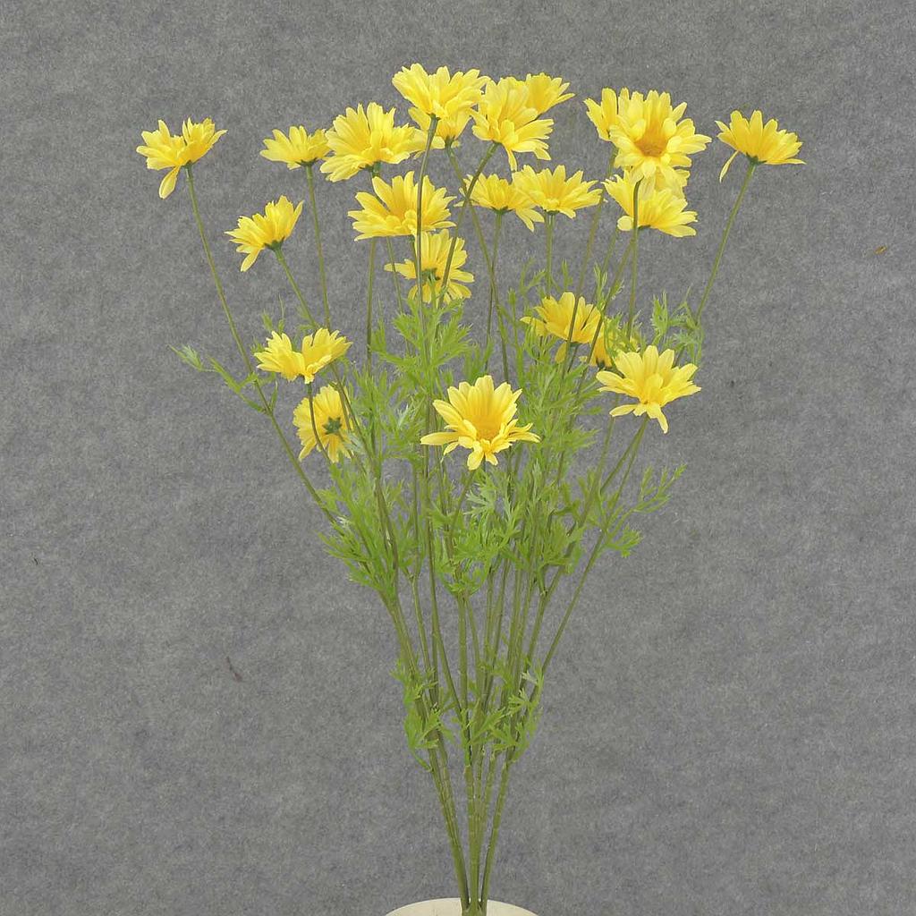 22" DAISY BUSH X6 2.25" dia YELLOW