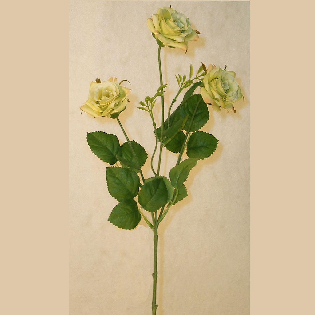 [SEF29-GRN] 24" ROSE PRINCESS SPRAY X3 GREEN