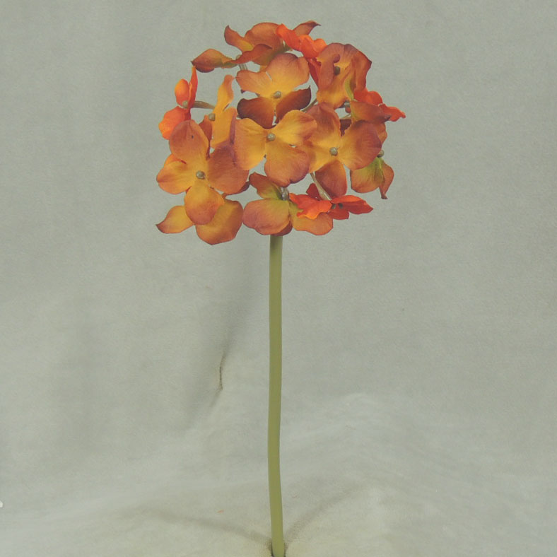 HYDRANGEA STEM 11.5"  RUST