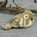 4" BIRD SISAL HANGING GREEN
