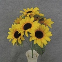 SUNFLOWER BUSH X8  19"
