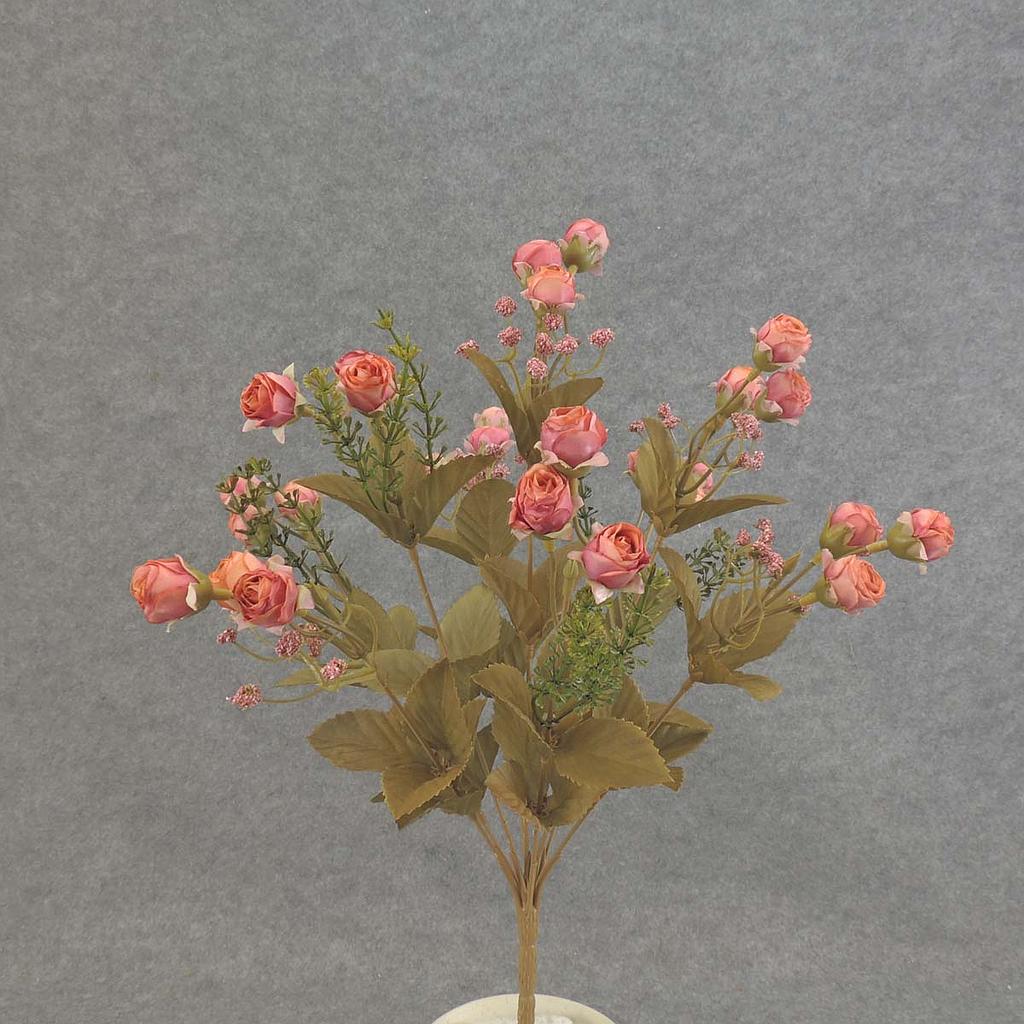 ROSE MINI BUSH X9 15.5"  BEAUTY