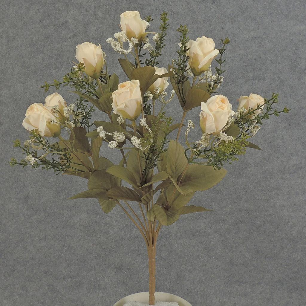 [SEF5016-LTP] 16" ROSE BUSH X9 LT. PINK
