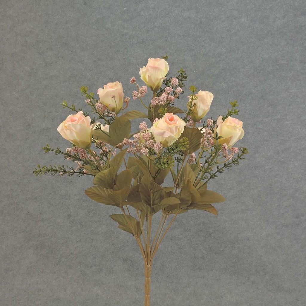 [SEF5016-PNK] 16" ROSE BUSH X9 PINK