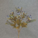 ROSE BUSH X9 16"  PURPLE