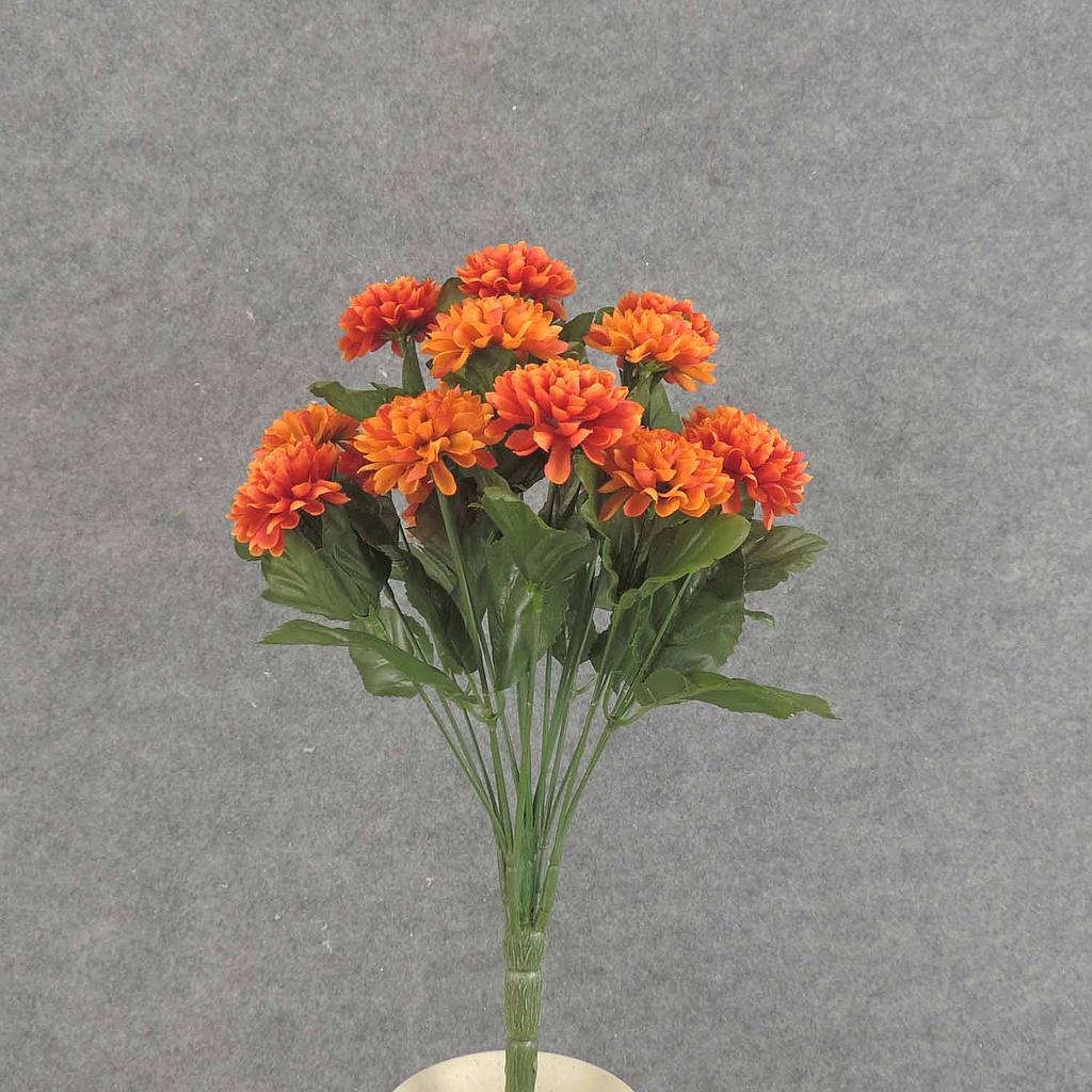 [SEF6020-RUS] 14" MUM (POM POM) BUSH X18 RUST