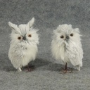 5" OWL PAIR OF STANDING SILVER