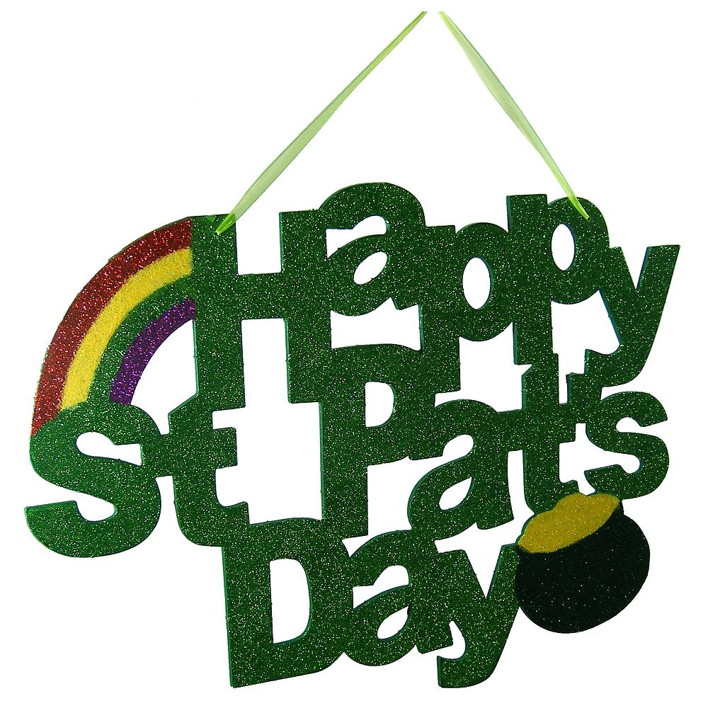18" X 13" DISPLAY "HAPPY ST. PAT'S DAY"