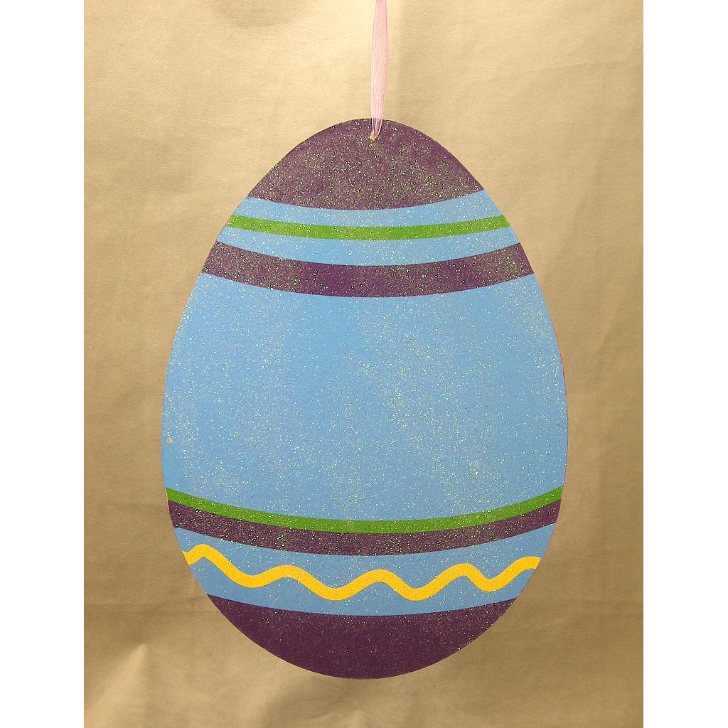 DISPLAY EASTER EGG 11.5&quot;x8.75&quot;  BLUE
