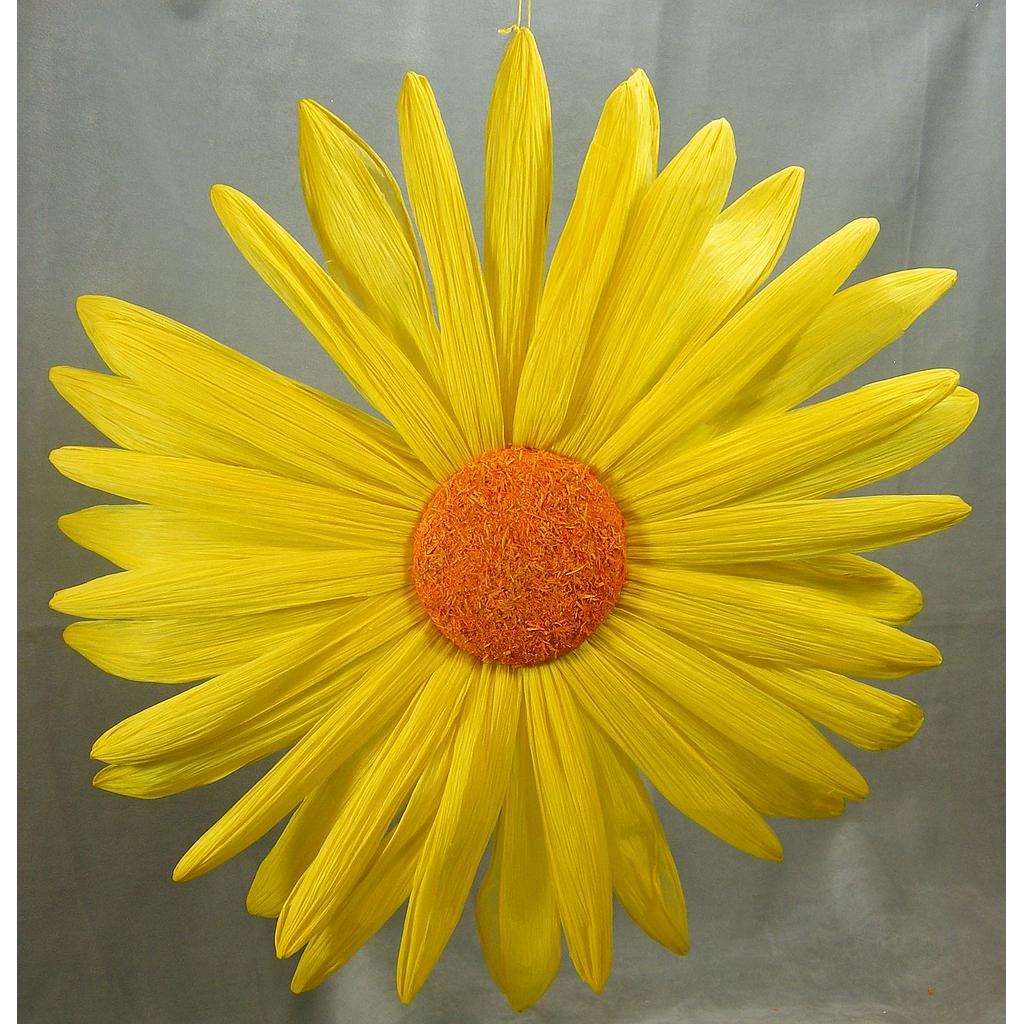 DISPLAY HANGING DAISY 24"  YELLOW