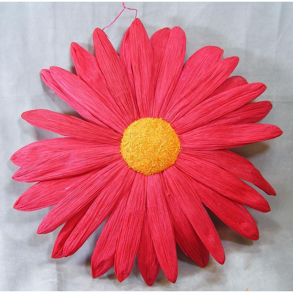 DISPLAY HANGING DAISY 16&quot;  HOT PINK