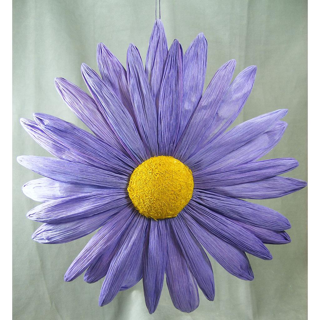 DISPLAY HANGING DAISY 16"  LAVENDER