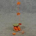 BUTTERFLY 1.15" 24/GARLAND 8'  ORANGE