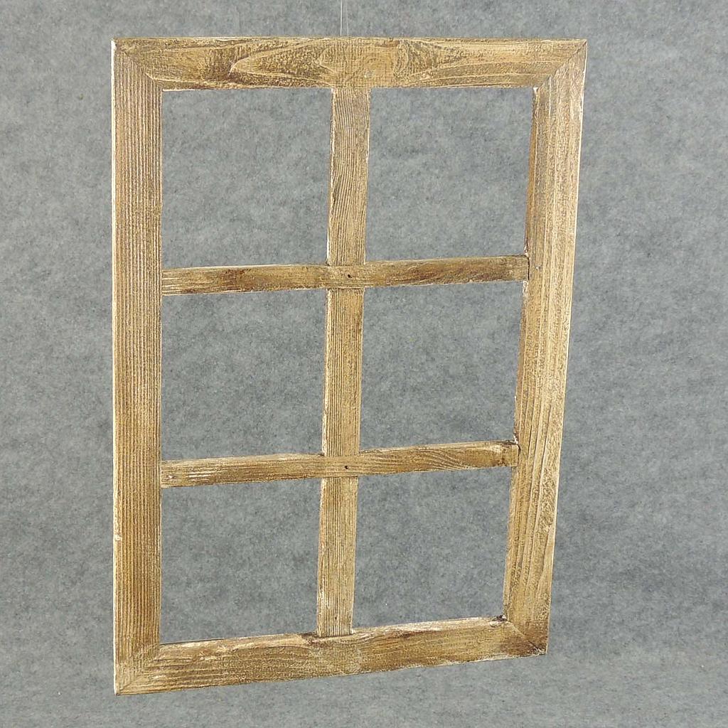 WINDOW FRAME 15.75" X 11.25"  BROWN