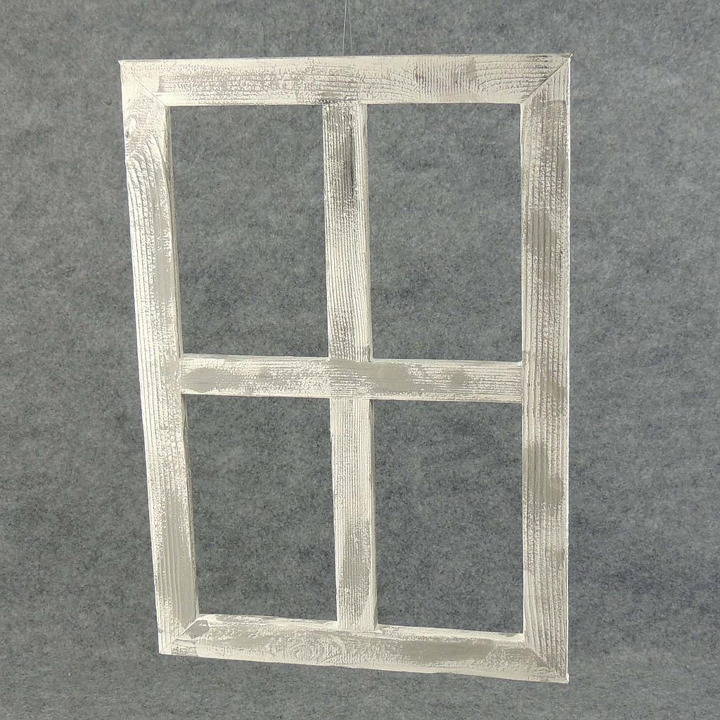 WINDOW FRAME 15.75" X 11.25"  WHITE WASH