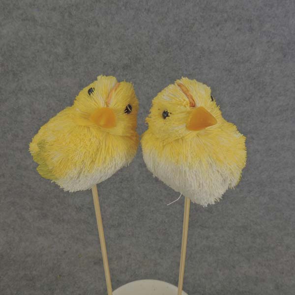 11" CHICK PICK SISAL YELLOW 2 STYLES (R&L)