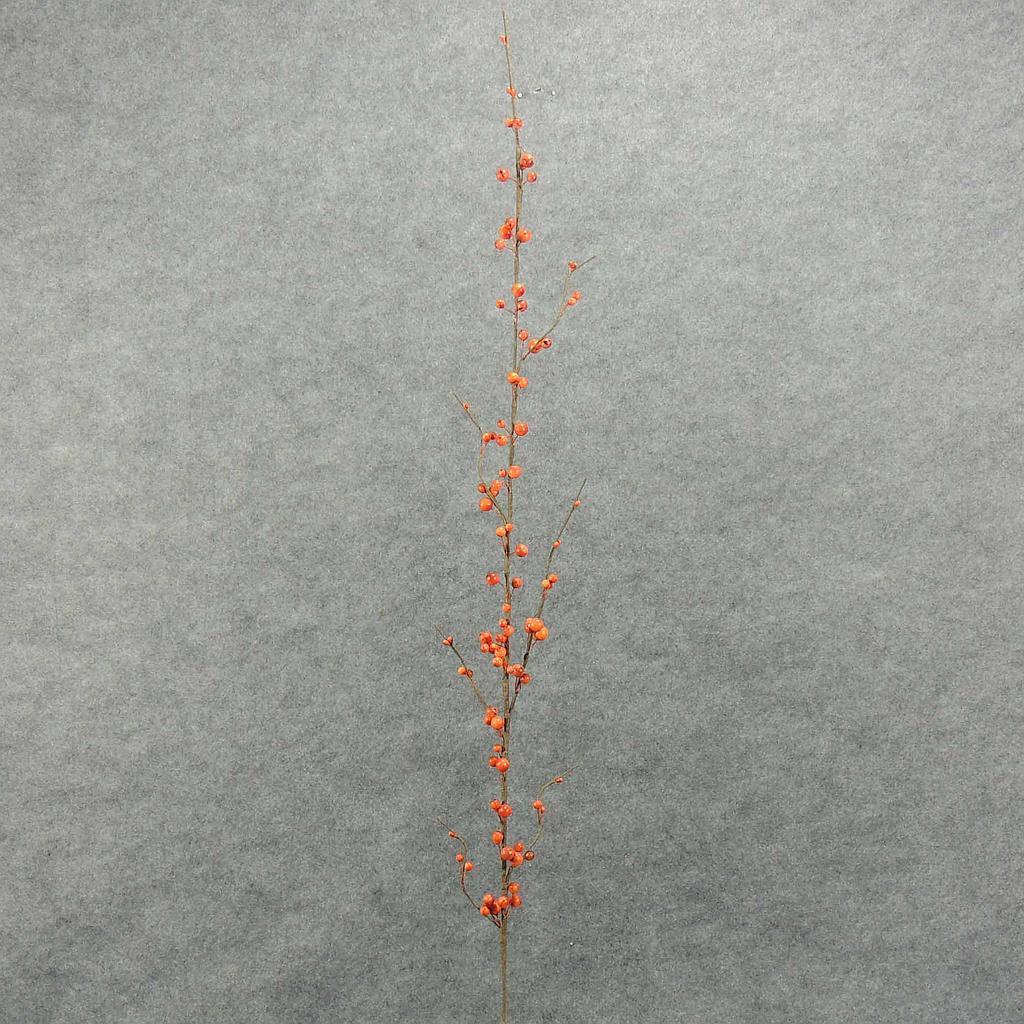 44" BERRY STEM/TWIG ORANGE