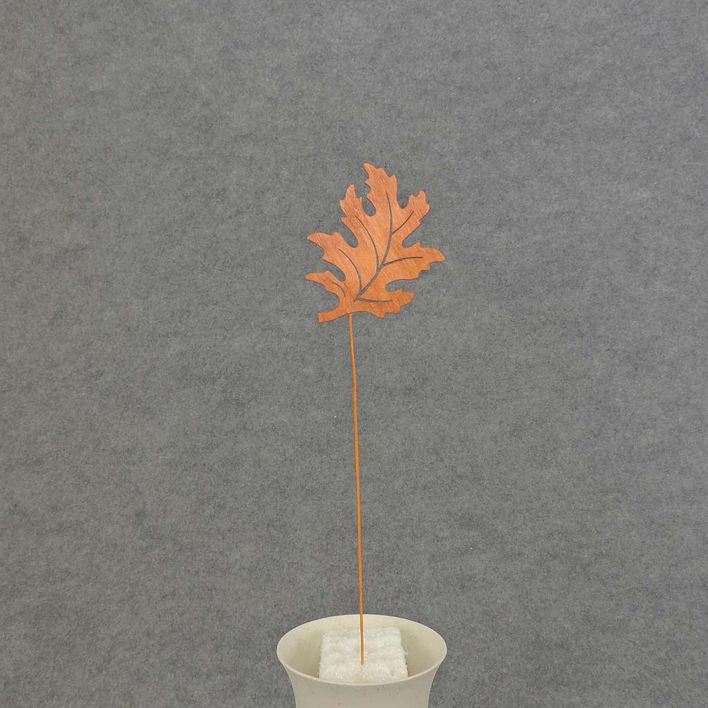 [SJF5008] 12.5" OAK LEAF PICK WOOD 12