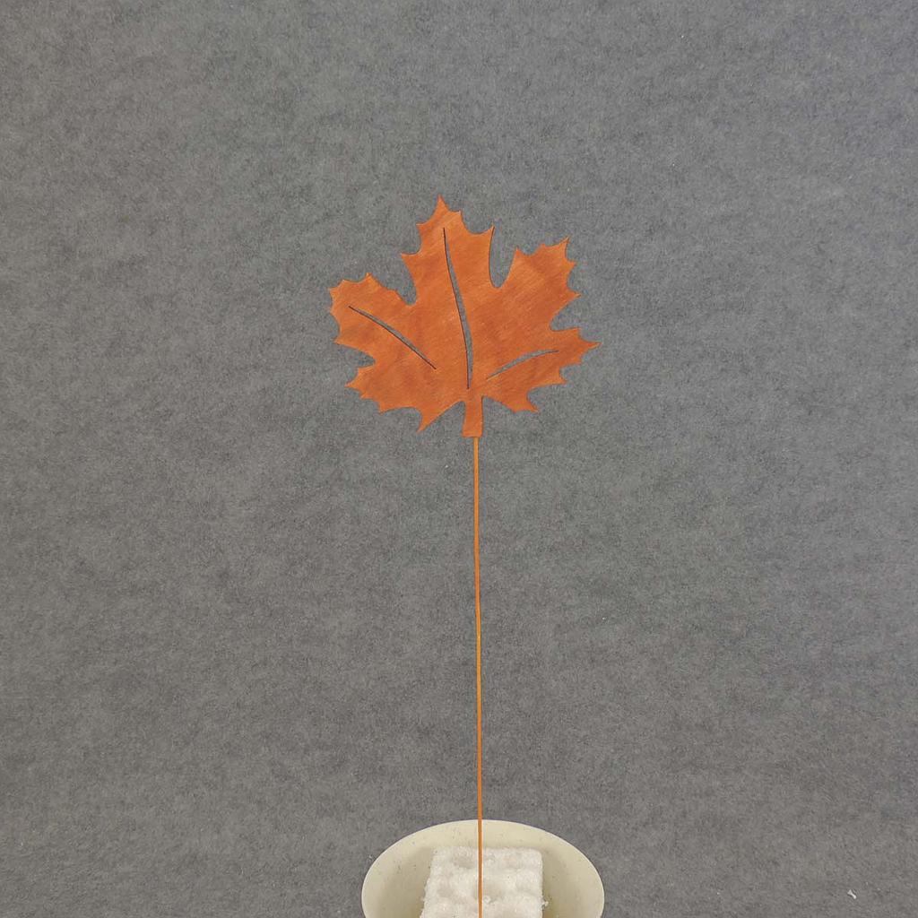 [SJF5010] 12.5" MAPLE LEAF PICK WOOD 12