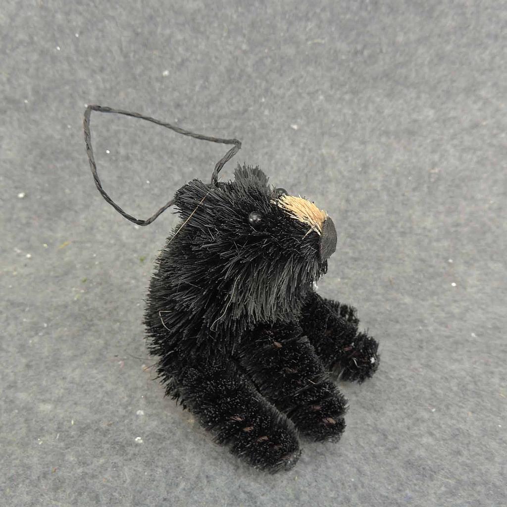 BEAR NAT MATERIAL 3" W/HANGER