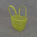 BASKET PAPER 6x4.5x3" MEDIUM  GREEN