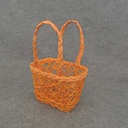BASKET PAPER 6x4.5x3" MEDIUM  ORANGE