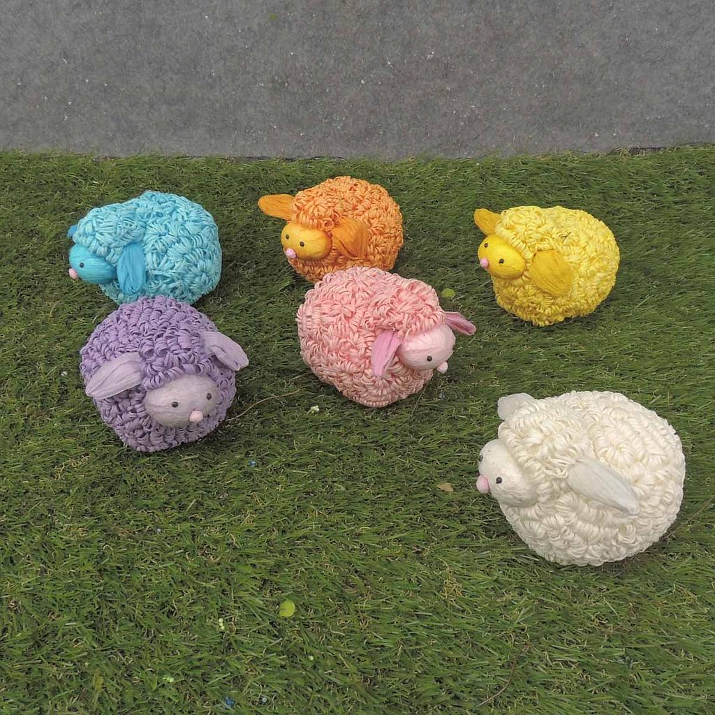 [SL6014-AST] LAMB PAPER 5x4" 6-ASST 6/BAG