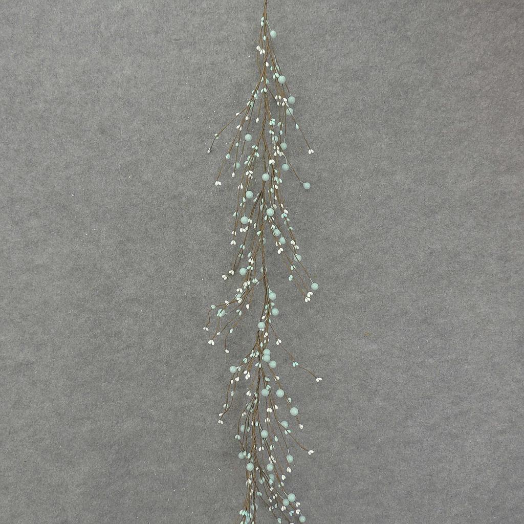 BERRY GARLAND 56" W/PIP BERRY  BLUE