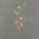 28" FLOWERING PIP BERRY SPRAY  LIGHT PINK