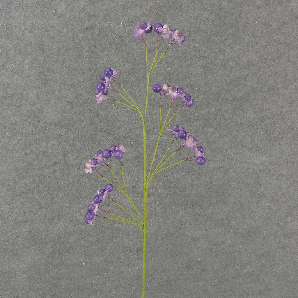 28" FLOWERING H/W BERRY SPRAY  PURPLE
