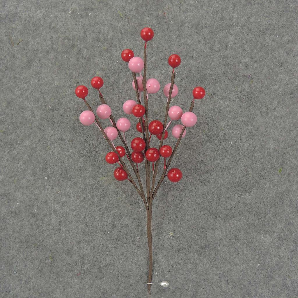 10.5" BERRY PICK (6/BAG)  RED/PINK