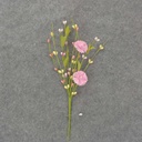 10" FLOWER/PIP BERRY PICK (6 PER BAG) PINK/YELLOW