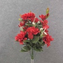 DAHLIA/ROSE/GLADIOLUS BUSH X24 RED