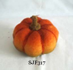[SJF317] 5.5" PUMPKIN WOOL