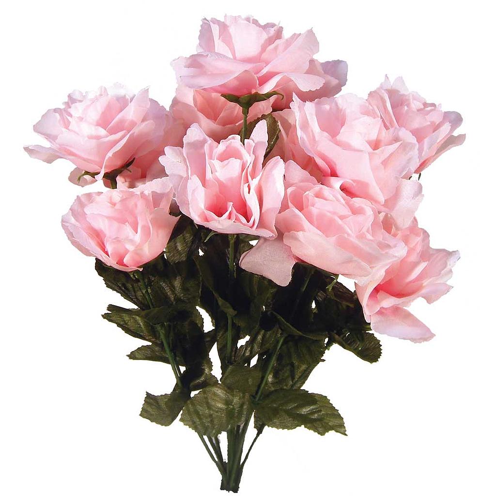 16.5" ROSE BUSH OPEN X 14  SOFT PINK