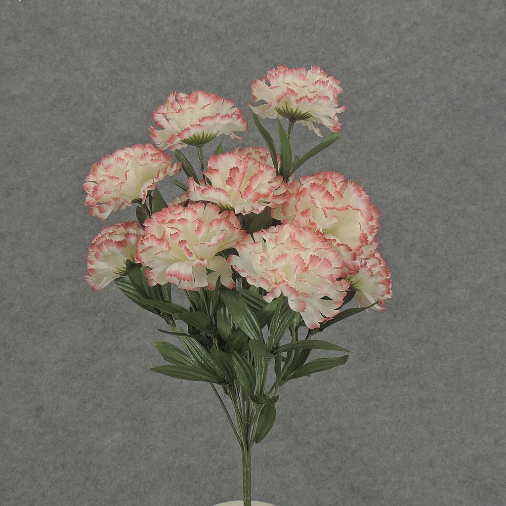 [SP63-PEP] 20" CARNATION BUSH X 14 PEPPERMINT