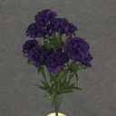 20" CARNATION BUSH X 14 PURPLE