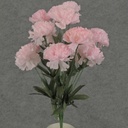 20" CARNATION BUSH X 14 SOFT PINK