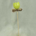 2" EGGSHELL PICK 10" OAL GREEN (6/BAG)
