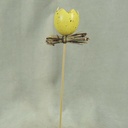 2" EGGSHELL PICK 10" OAL YELLOW (6/BAG)