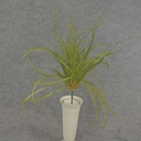 GRASS BUSH 20" PLASTIC  LIGHT GREEN