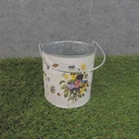 PLANTER TIN PANSY 4.25x4.25"    W/LINER
