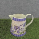 PLANTER WATERING CAN 3.5x4.75" CLEMATIS PRINT